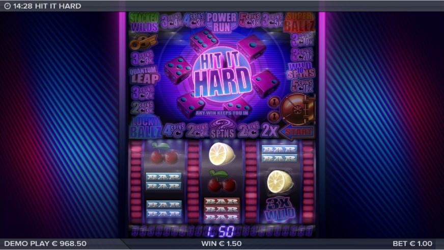 Hit It Hard slot screen 2