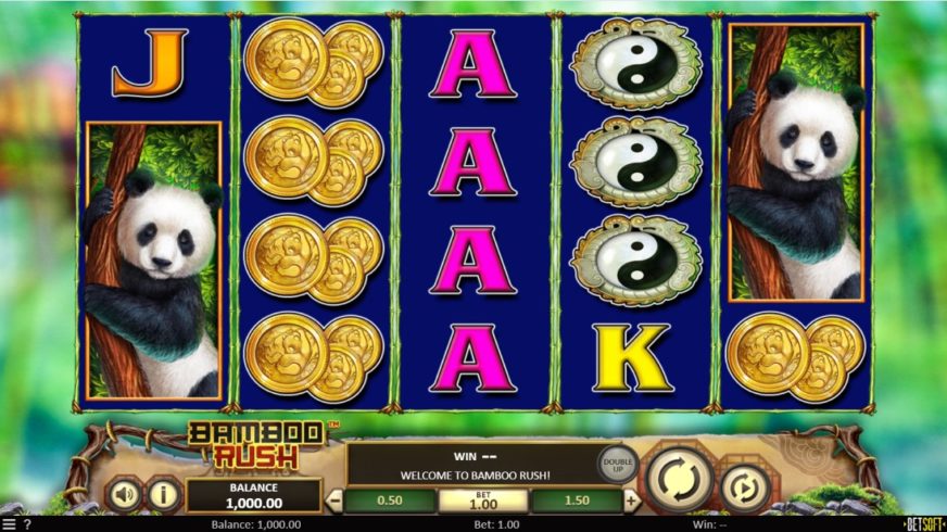 Bamboo Rush slot screen 1