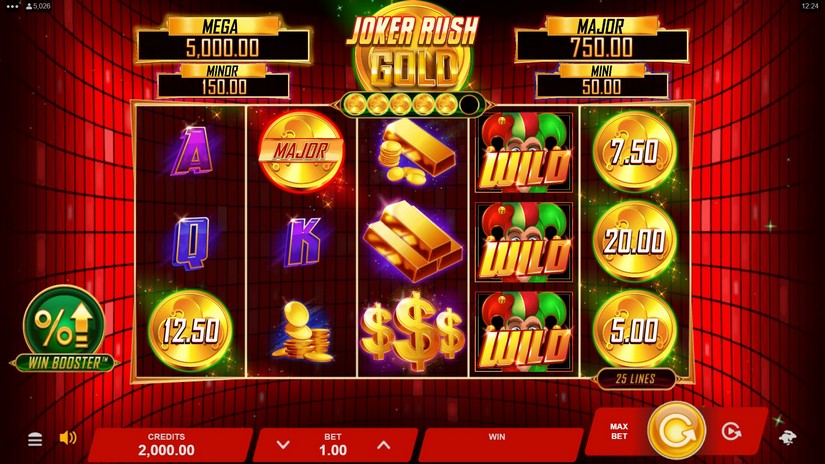 Joker Rush Gold slot screen 1