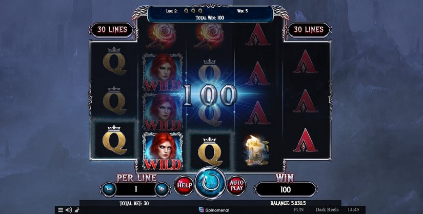 Dark Reels slot screen 6