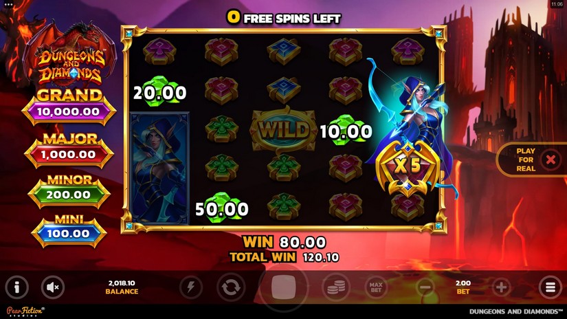 Dungeons and Diamonds slot screen 7