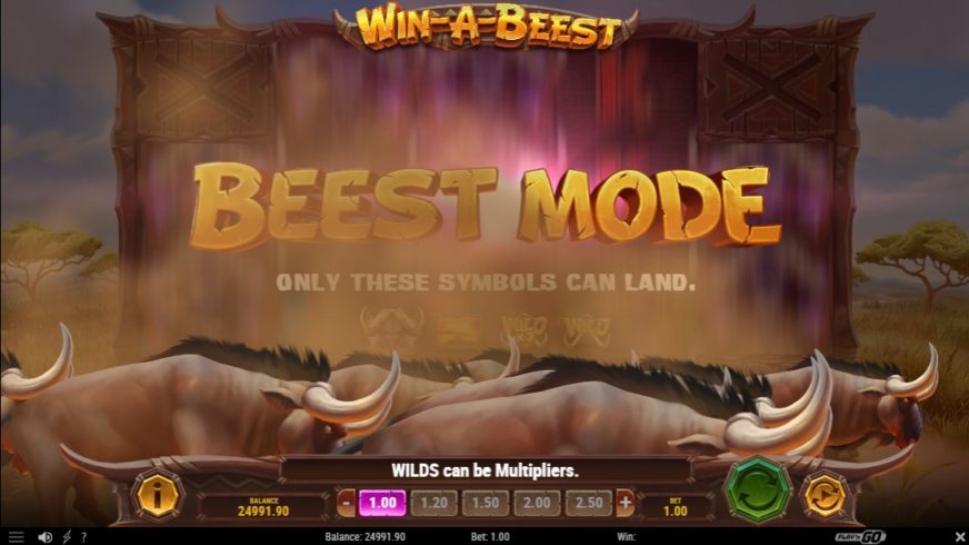 Win A Beest slot screen 2