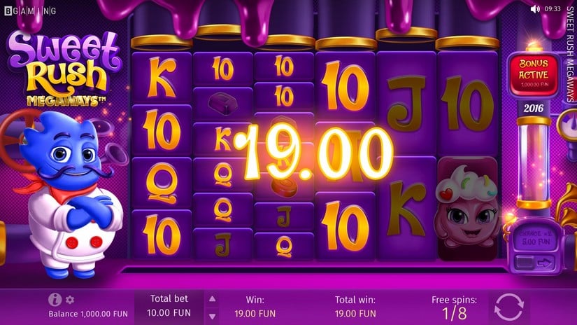 Sweet Rush MEGAWAYS slot screen 5