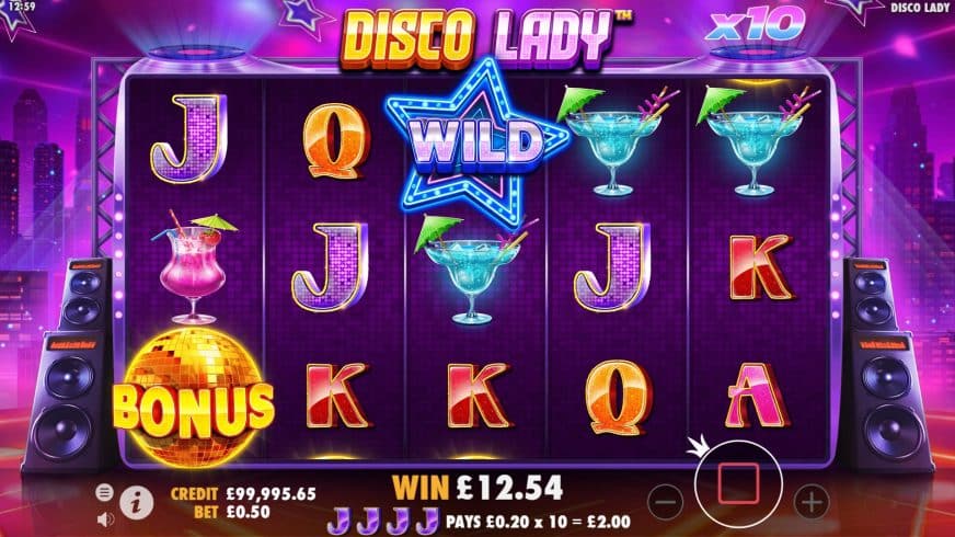 Disco Lady slot screen 7