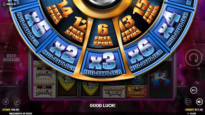 Megaways of Rock slot screen 2