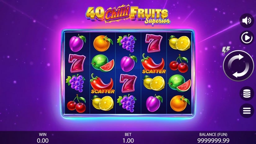 40 Chilli Fruits Superior slot screen 1