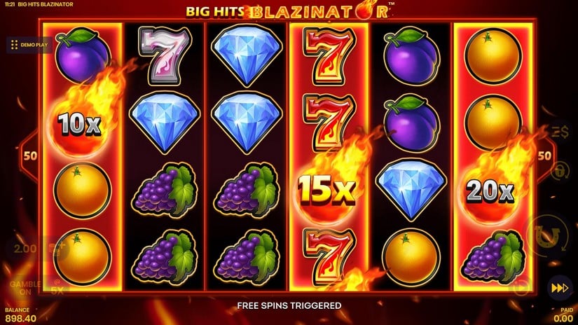 Big Hits Blazinator slot screen 7