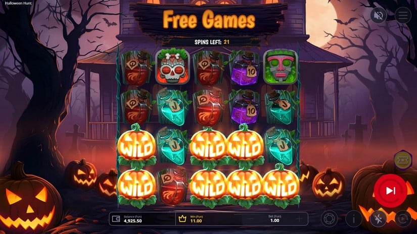 Halloween Hunt slot screen 4