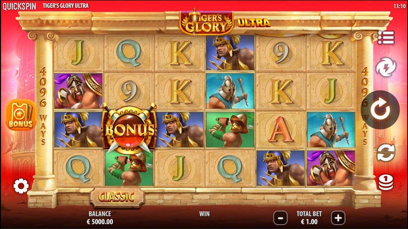 Tigers Glory Ultra slot screen 2