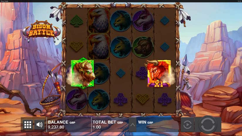 Bison Battle slot screen 7