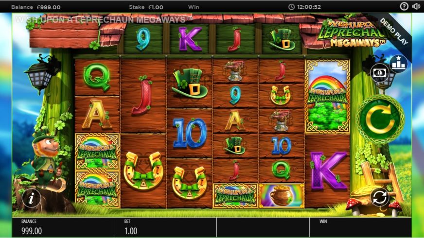 Wish Upon a Leprechaun slot screen 1