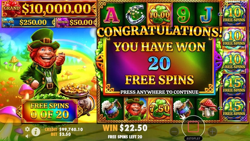 7 Clovers of Fortune slot screen 3