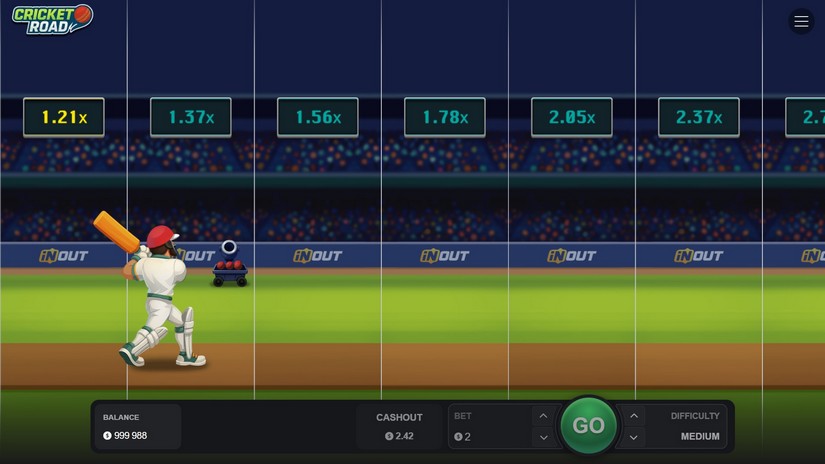 Cricket Road slot screen 4