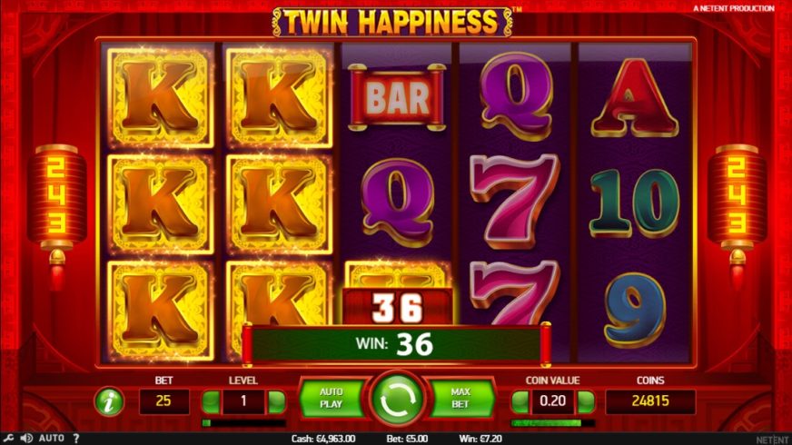 Twin Happiness slot screen 5