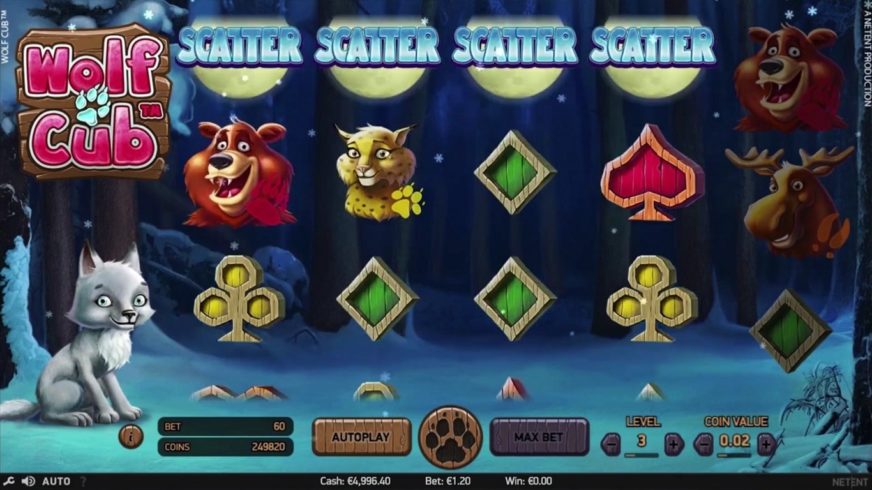Wolf Cub slot screen 1