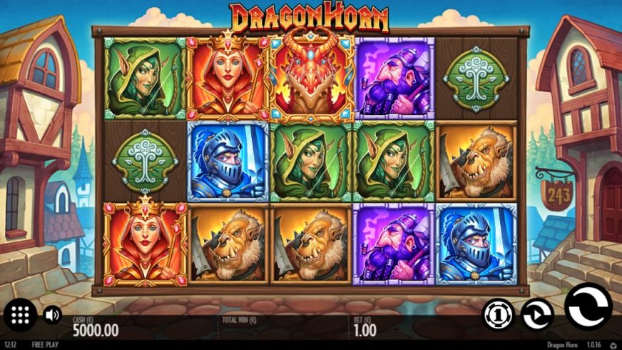 Dragon Horn slot screen 1