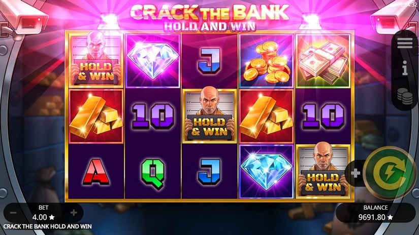 Crack the Bank Hold And Win slot screen 4