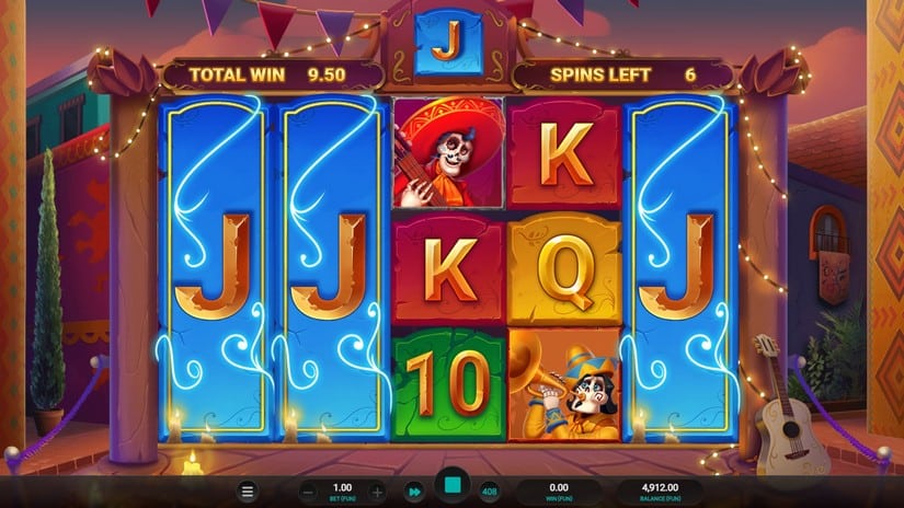 Los Cuatro Esqueletos Dream Drop slot screen 6