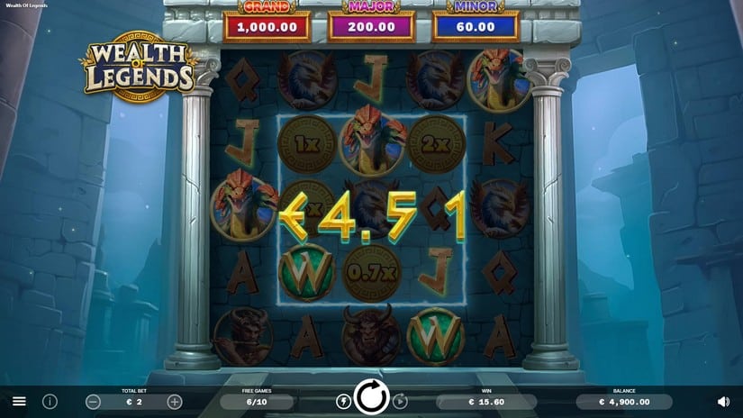 Wealth of Legends slot screen 5