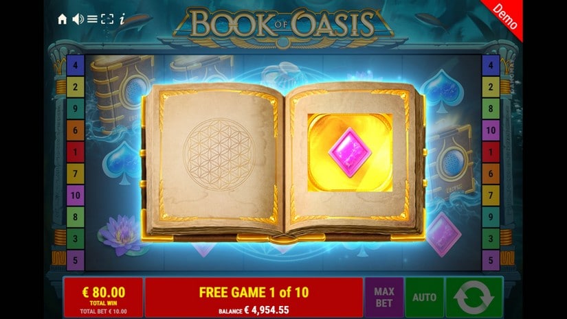 Book of Oasis slot screen 5