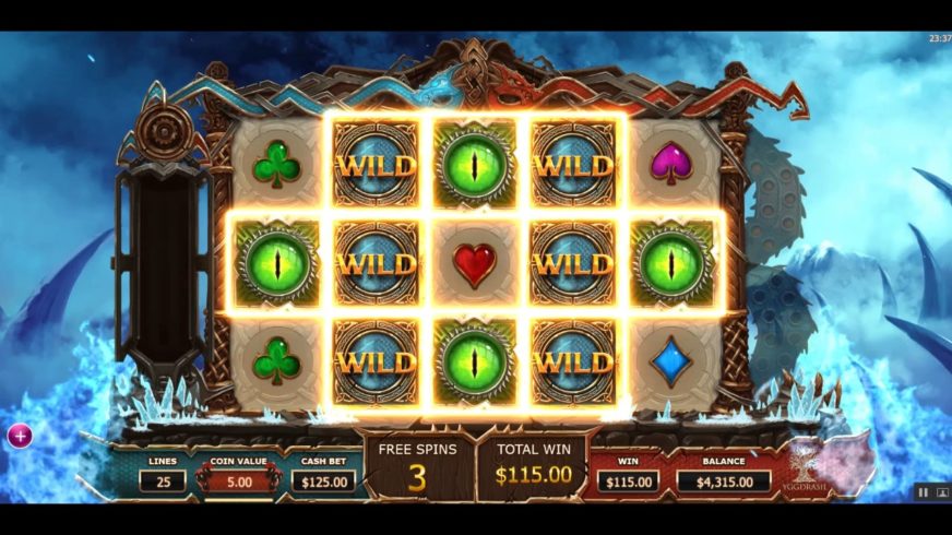 Double Dragons slot screen 2