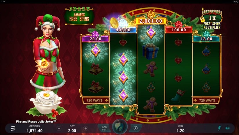 Fire and Roses Jolly Joker slot screen 3