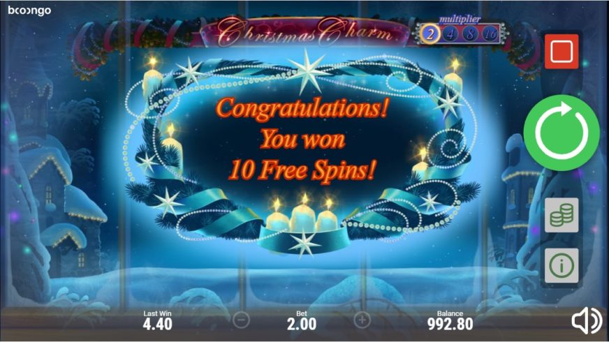 Christmas Charm slot screen 3