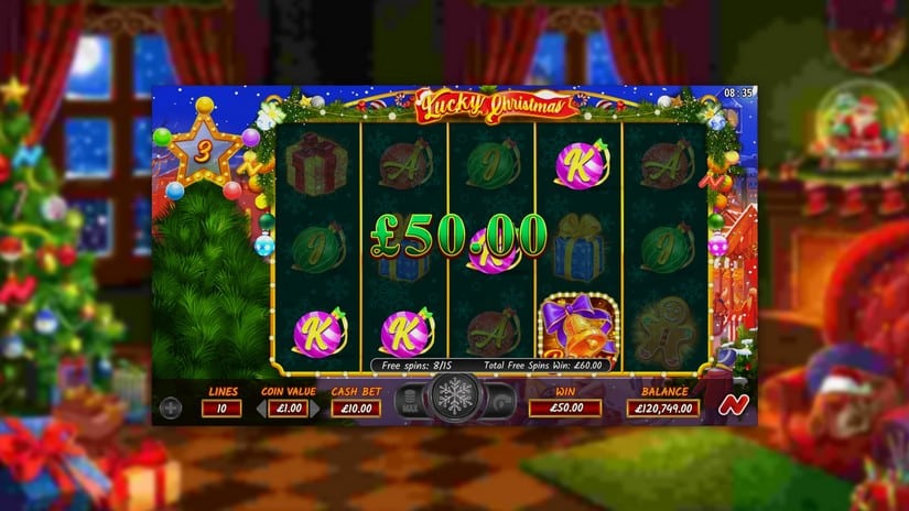 Lucky Christmas slot screen 5