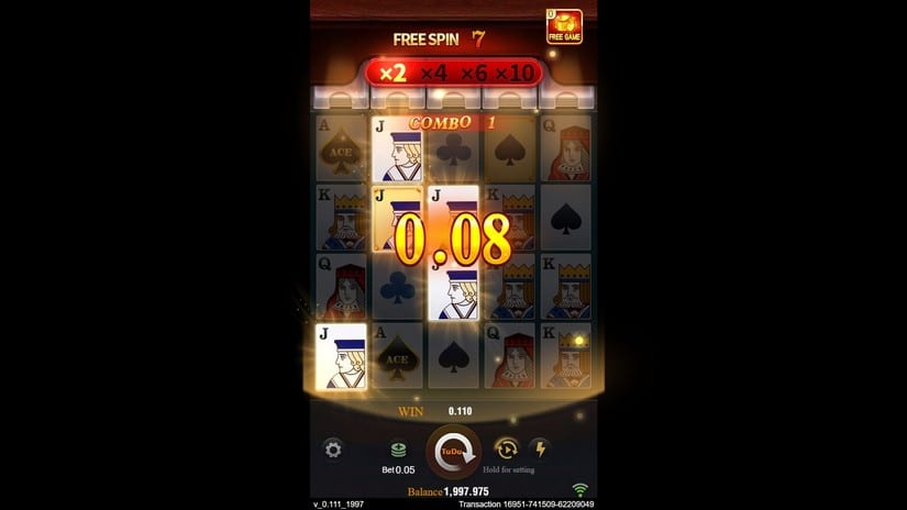 Super Ace slot screen 3