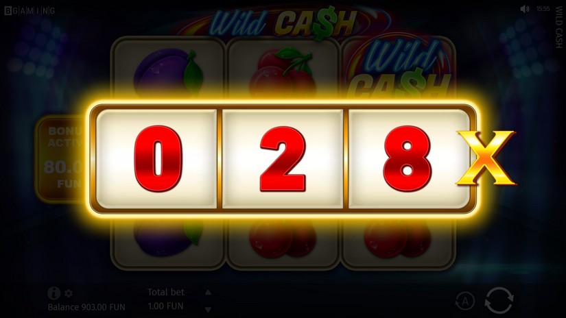 Wild Cash slot screen 4