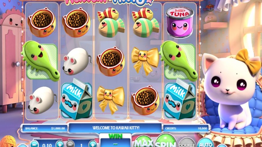 Kawaii Kitty slot screen 1