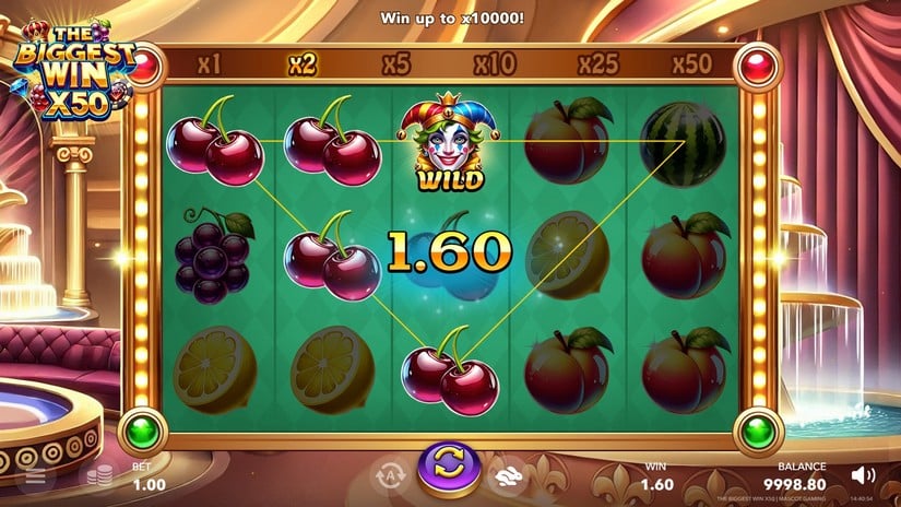 The Biggest Win x50 slot screen 4