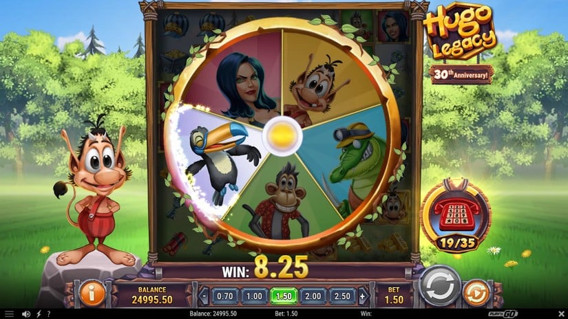 Hugo Legacy slot screen 3