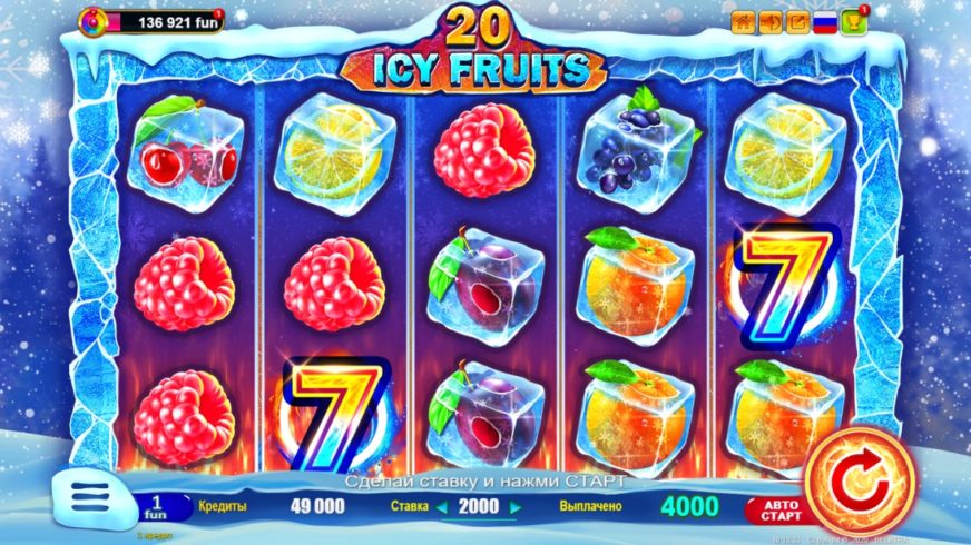 Icy Fruits slot screen 3