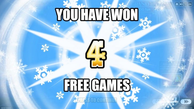 Winter Thunder slot screen 3