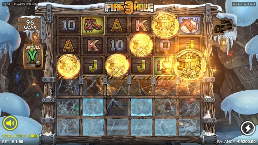Fire in the Hole 3 slot screen 2