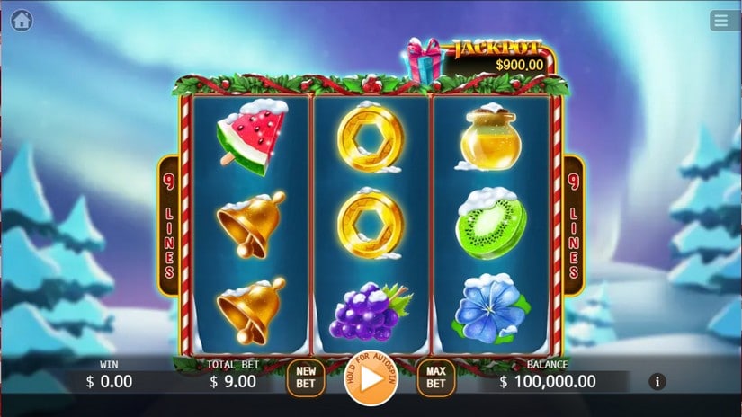 Santa Bumble Bee slot screen 1