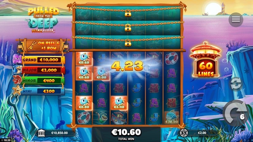 Pulled From The Deep UltraNudge slot screen 5