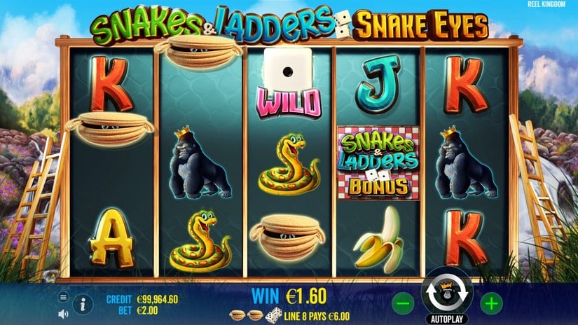 Snakes & Ladders Snake Eyes slot screen 2