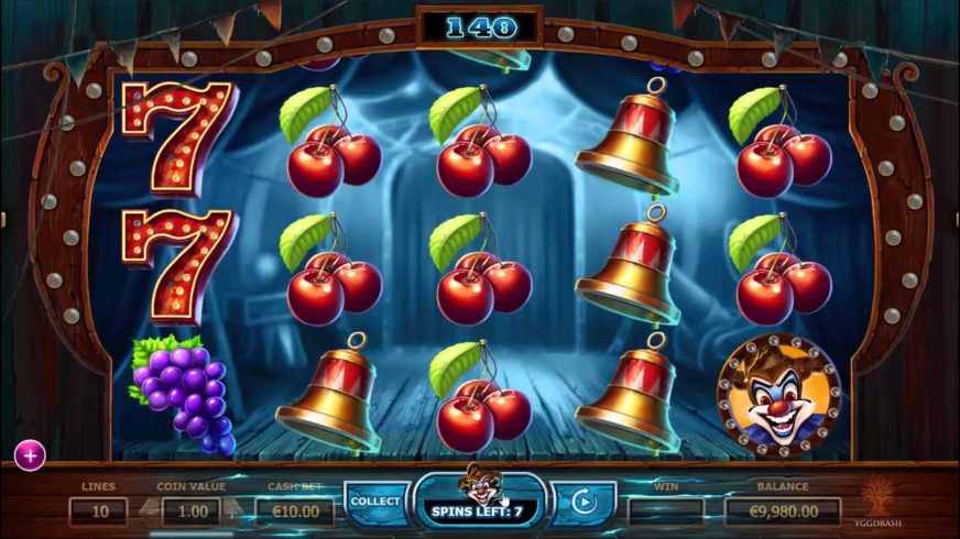 Wicked Circus slot screen 2