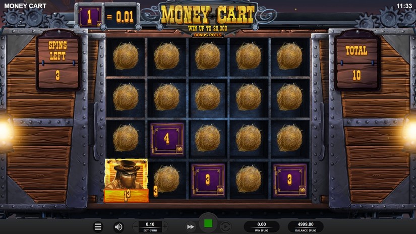 Money Cart Bonus Reels slot screen 2