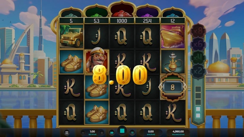 Sultan Spins slot screen 3