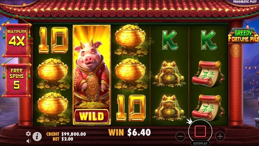 Greedy Fortune Pig slot screen 4
