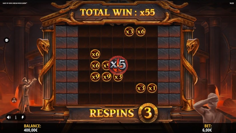 Gaze of Gold Mega Hold & Win slot screen 5