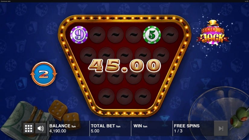 Generous Jack slot screen 5