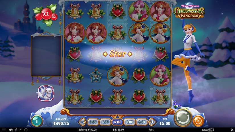 Moon Princess Christmas Kingdom slot screen 3
