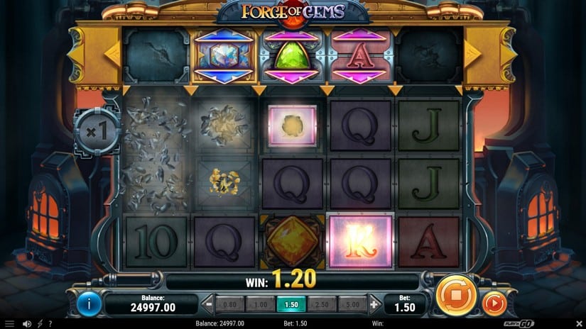 Forge of Gems slot screen 2