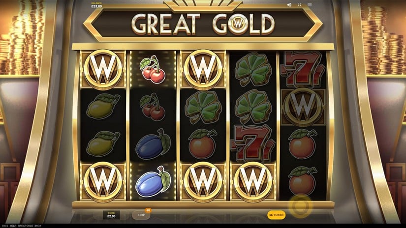 Great Gold slot screen 5