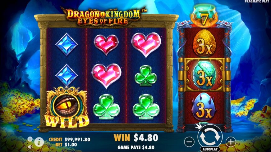 Dragon Kingdom – Eyes of Fire slot screen 2