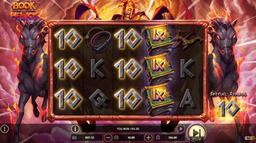 Book of Helios slot screen 6